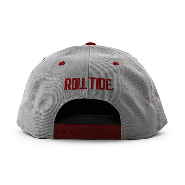 ニューエラ キャップ 9FIFTY スナップバック アラバマ クリムゾンタイド NCAA HIB CEMENT BOTTOM SNAPBACK CAP GREY