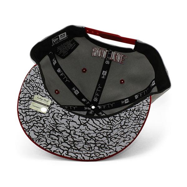 ニューエラ キャップ 9FIFTY スナップバック アラバマ クリムゾンタイド NCAA HIB CEMENT BOTTOM SNAPBACK CAP GREY