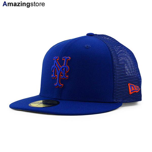 ニューエラ キャップ 59FIFTY ニューヨーク メッツ MLB BATTING PRACTICE BP TRUCKER FITTED CAP ROYAL BLUE NEW ERA NEW YORK METS
