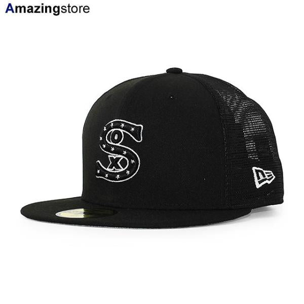 ニューエラ キャップ 59FIFTY シカゴ ホワイトソックス  2022 MLB BATTING PRACTICE TRUCKER FITTED CAP BLACK  NEW ERA CHICAGO WHITE SOX