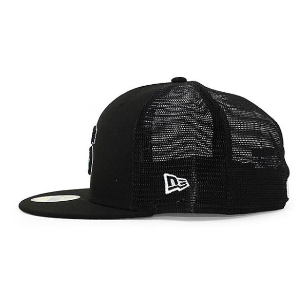 ニューエラ キャップ 59FIFTY シカゴ ホワイトソックス  2022 MLB BATTING PRACTICE TRUCKER FITTED CAP BLACK  NEW ERA CHICAGO WHITE SOX