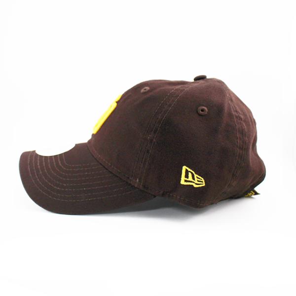 女性用 ニューエラ キャップ 9TWENTY サンディエゴ パドレス MLB CORE CLASSIC STRAPBACK CAP BROWN