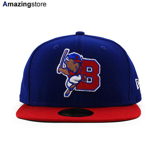 ニューエラ キャップ 59FIFTY バッファロー バイソンズ MiLB ON-FIELD AUTHENTIC GAME FITTED CAP BLUE