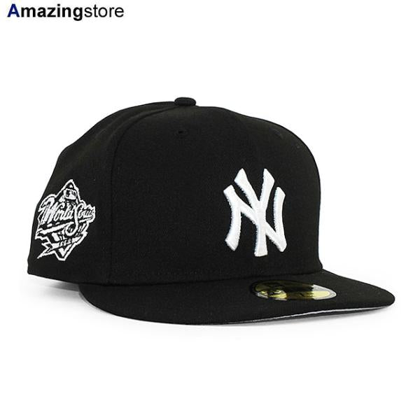 ニューエラ キャップ 59FIFTY ニューヨーク ヤンキース MLB 1999 WORLD SERIES FITTED CAP BLACK WHITE NEW ERA NEW YORK YANKEES