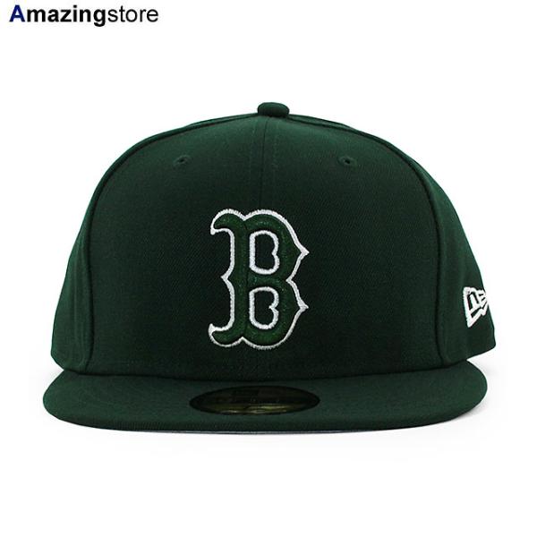ニューエラ キャップ 59FIFTY ボストン レッドソックス MLB TEAM-BASIC FITTED CAP DK GREEN