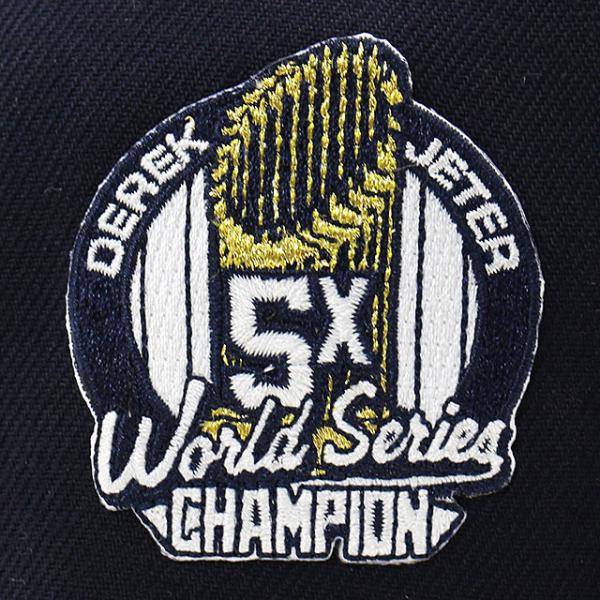 デレク ジーター通算5度WS制覇記念 HALL OF FAME コレクション ニューエラ キャップ 59FIFTY ニューヨーク ヤンキース NEW ERA NEW YORK YANKEES