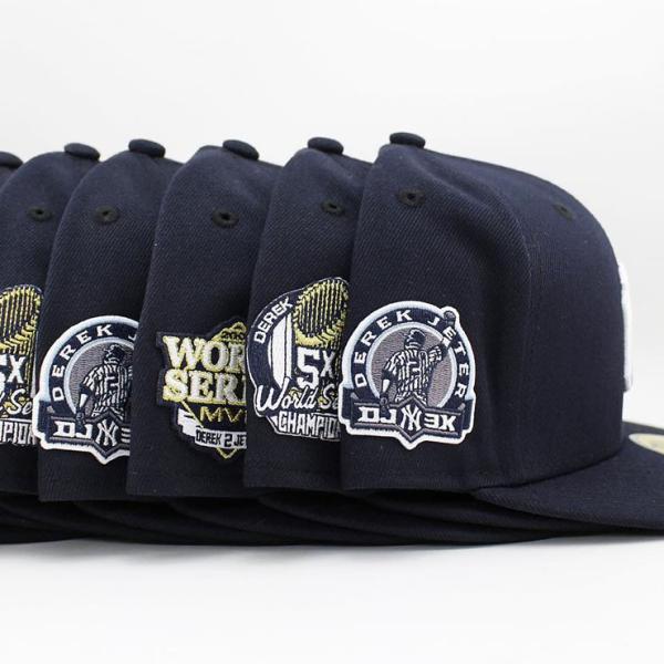 デレク ジーター通算5度WS制覇記念 HALL OF FAME コレクション ニューエラ キャップ 59FIFTY ニューヨーク ヤンキース NEW ERA NEW YORK YANKEES