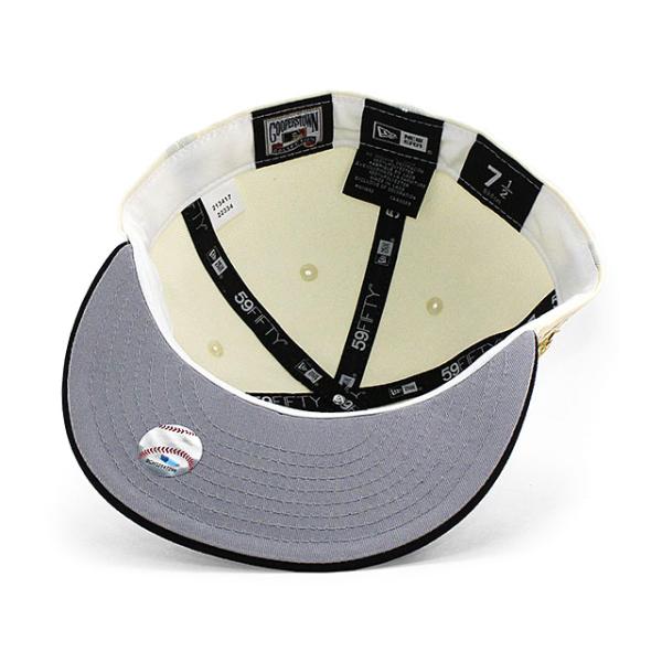 ニューエラ キャップ 59FIFTY ニューヨーク ヤンキース MLB 1960 ALL STAR GAME GREY BOTTOM FITTED CAP CREAM