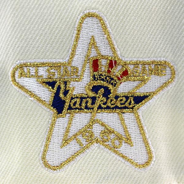 ニューエラ キャップ 59FIFTY ニューヨーク ヤンキース MLB 1960 ALL STAR GAME GREY BOTTOM FITTED CAP CREAM