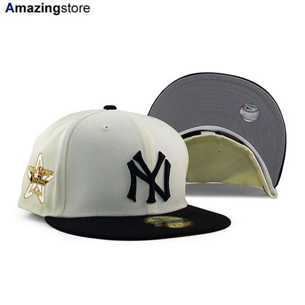 ニューエラ キャップ 59FIFTY ニューヨーク ヤンキース MLB 1960 ALL STAR GAME GREY BOTTOM FITTED CAP CREAM