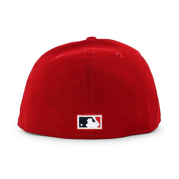 ニューエラ キャップ 59FIFTY ロサンゼルス エンゼルス MLB 2002 WORLD SERIES HOME FITTED CAP RED