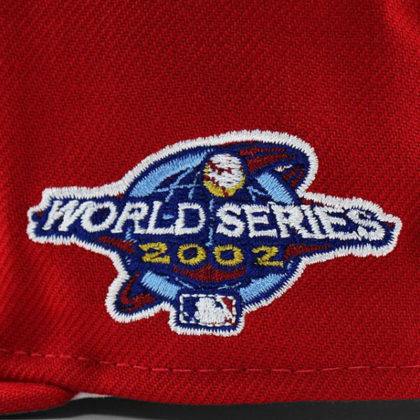 ニューエラ キャップ 59FIFTY ロサンゼルス エンゼルス MLB 2002 WORLD SERIES HOME FITTED CAP RED NEW ERA LOS ANGELES ANGELS