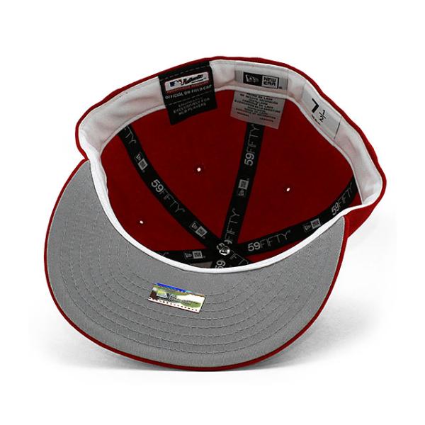 ニューエラ キャップ 59FIFTY ロサンゼルス エンゼルス MLB OLD AUTHENTIC 2002 HOME FITTED CAP RED NEW ERA LOS ANGELES ANGELS