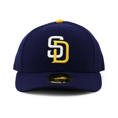 DEADSTOCK ニューエラ キャップ 59FIFTY サンディエゴ パドレス  MLB 2007-2016 ON FIELD GAME LC LOW-CROWN FITTED CAP LP NAVY  NEW ERA SAN DIEGO PADRES