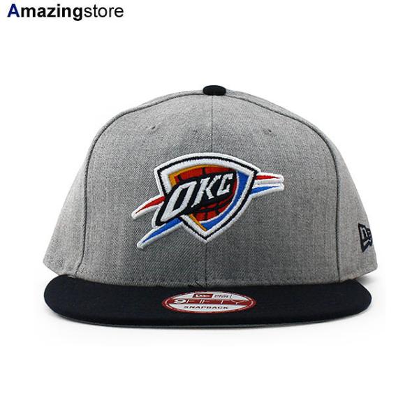 ニューエラ キャップ 9FIFTY オクラホマシティ サンダー  NBA 2T TEAM BASIC SNAPBACK CAP HEATHER GREY-NAVY  NEW ERA OKLAHOMA CITY THUNDER