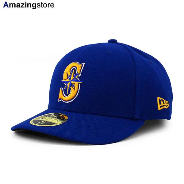 ニューエラ キャップ 59FIFTY シアトル マリナーズ MLB ON-FIELD AUTHENTIC ALT-2 LC LOW CROWN FITTED CAP LP BLUE