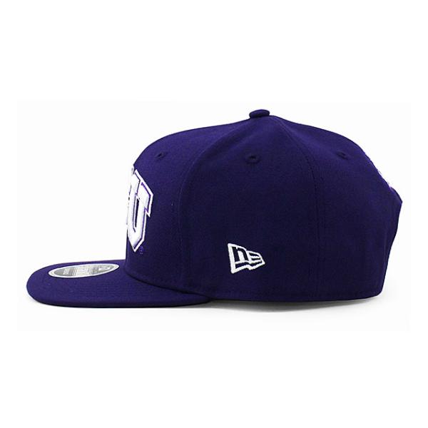 ニューエラ キャップ 9FIFTY TCU ホーンドフロッグス NCAA TEAM-BASIC ORIGINAL FIT SNAPBACK CAP PURPLE