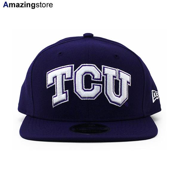 ニューエラ キャップ 9FIFTY TCU ホーンドフロッグス NCAA TEAM-BASIC ORIGINAL FIT SNAPBACK CAP PURPLE
