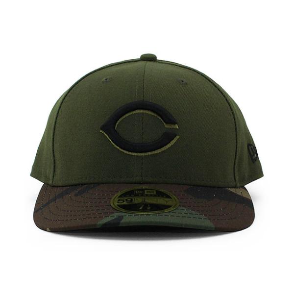 ニューエラ キャップ 59FIFTY シンシナティ レッズ MLB ON-FIELD AUTHENTIC ALTERNATE-2 LC LOW CROWN FITTED CAP LP OLIVE CAMO NEW ERA CINCINNATI REDS