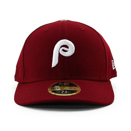 ニューエラ キャップ 59FIFTY フィラデルフィア フィリーズ MLB ON-FIELD AUTHENTIC ALTERNATE-2 FITTED CAP LP BURGUNDY