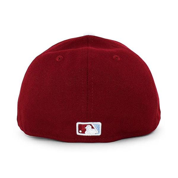 ニューエラ キャップ 59FIFTY フィラデルフィア フィリーズ MLB ON-FIELD AUTHENTIC ALTERNATE-2 FITTED CAP LP BURGUNDY