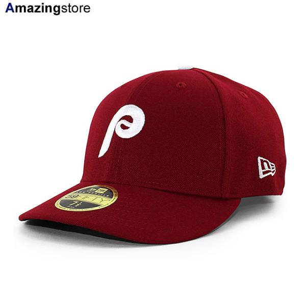 ニューエラ キャップ 59FIFTY フィラデルフィア フィリーズ MLB ON-FIELD AUTHENTIC ALTERNATE-2 FITTED CAP LP BURGUNDY