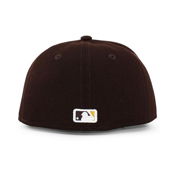 子供用 ニューエラ キャップ 59FIFTY サンディエゴ パドレス YOUTH MLB ON-FIELD AUTHENTIC GAME FITTED CAP BROWN