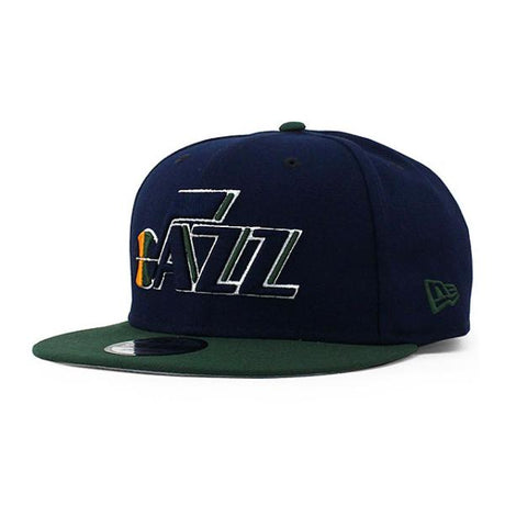 ニューエラ キャップ 9FIFTY ユタ ジャズ  NBA 2T TEAM-BASIC SNAPBACK CAP NAVY-GREEN  NEW ERA UTAH JAZZ