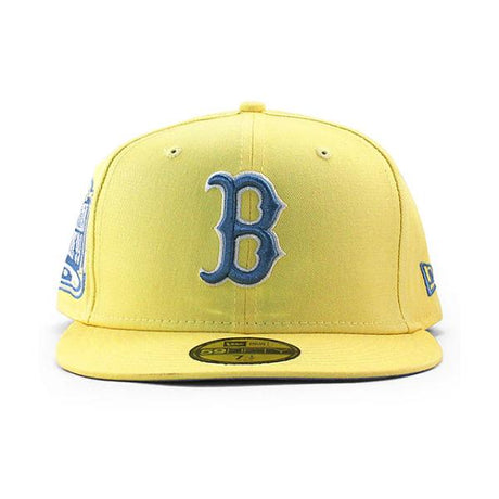 ニューエラ キャップ 59FIFTY ボストン レッドソックス MLB 1999 ALL STAR GAME LIGHT BLUE BOTTOM FITTED CAP LEMON NEW ERA BOSTON RED SOX