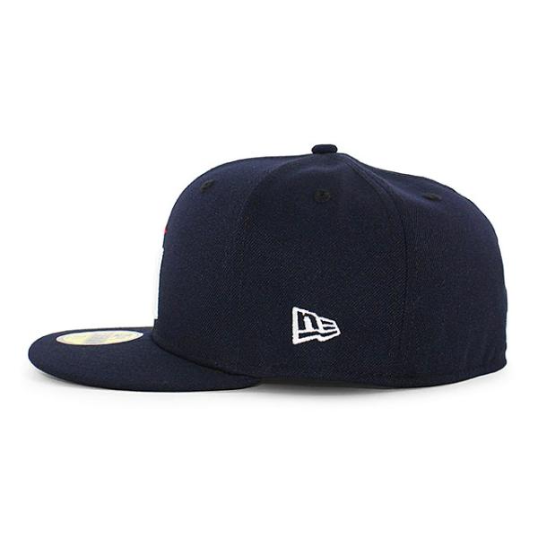 ニューエラ キャップ 59FIFTY ミネソタ ツインズ MLB ON-FIELD AUTHENTIC ROAD FITTED CAP NAVY