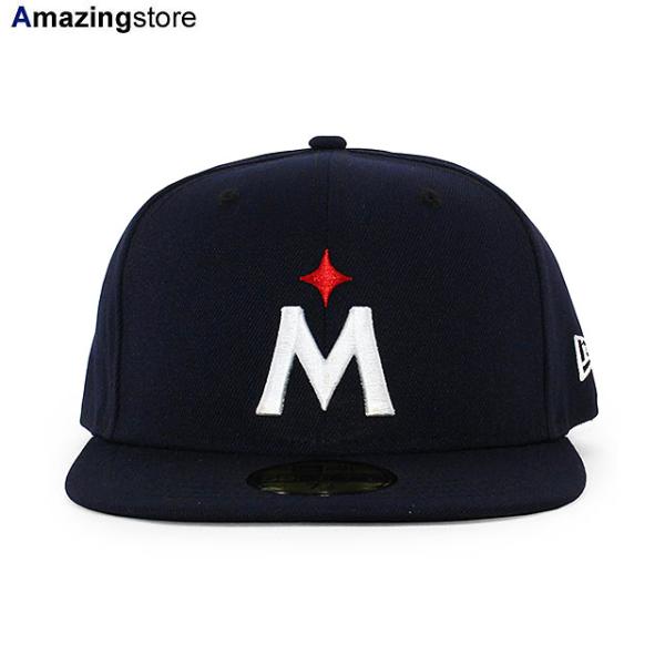 ニューエラ キャップ 59FIFTY ミネソタ ツインズ MLB ON-FIELD AUTHENTIC ROAD FITTED CAP NAVY