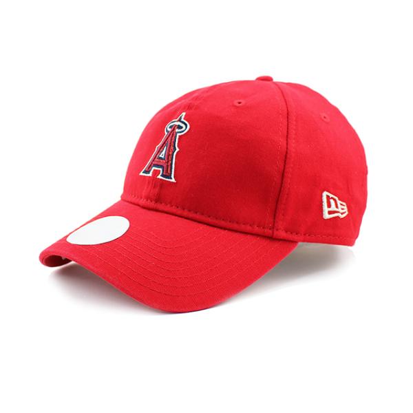 女性用 ニューエラ キャップ 9TWENTY ロサンゼルス エンゼルス MLB TEAM GLISTEN CAP RED