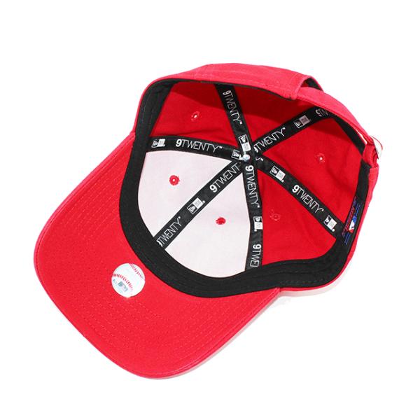 女性用 ニューエラ キャップ 9TWENTY ロサンゼルス エンゼルス MLB TEAM GLISTEN CAP RED
