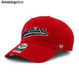 47ブランド クリーブランド ガーディアンズ  MLB SCRIPT CLEAN UP CAP RED  47BRAND CLEVELAND GUARDIANS