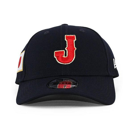 ニューエラ キャップ 9FORTY WBC 日本 2023 WORLD BASEBALL CLASSIC VELCRO STRAPBACK CAP NAVY