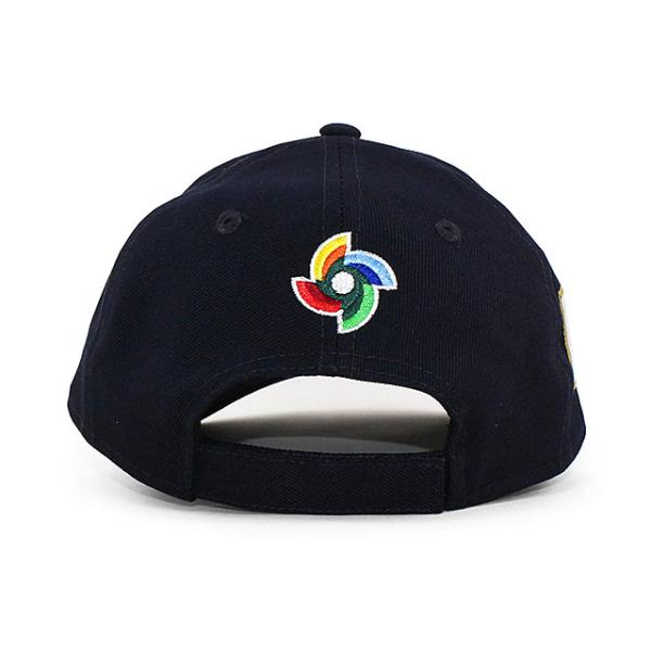 ニューエラ キャップ 9FORTY WBC 日本 2023 WORLD BASEBALL CLASSIC VELCRO STRAPBACK CAP NAVY
