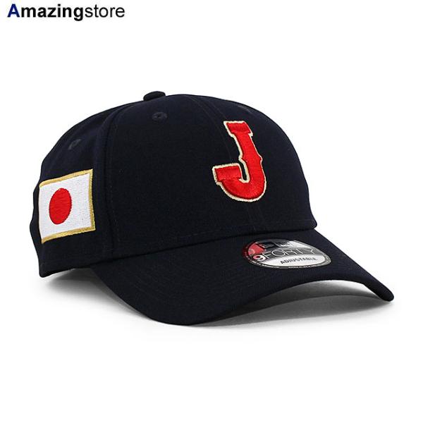 ニューエラ キャップ 9FORTY WBC 日本 2023 WORLD BASEBALL CLASSIC VELCRO STRAPBACK CAP NAVY