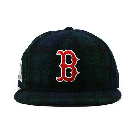 BODEGA コラボ  ニューエラ キャップ 59FIFTY ボストン レッドソックス  MLB HARRIS TWEED COLLABO FITTED CAP NAVY  NEW ERA BOSTON RED SOX ボデガ