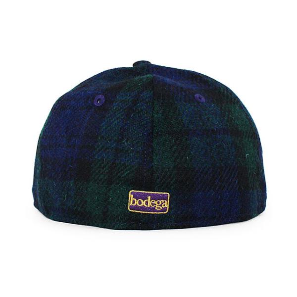 BODEGA コラボ  ニューエラ キャップ 59FIFTY ボストン レッドソックス  MLB HARRIS TWEED COLLABO FITTED CAP NAVY  NEW ERA BOSTON RED SOX ボデガ