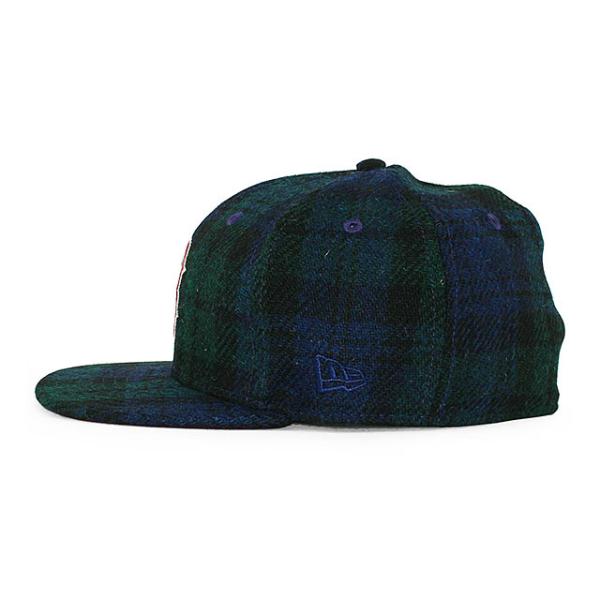 BODEGA コラボ  ニューエラ キャップ 59FIFTY ボストン レッドソックス  MLB HARRIS TWEED COLLABO FITTED CAP NAVY  NEW ERA BOSTON RED SOX ボデガ