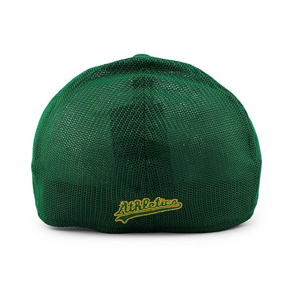 ニューエラ キャップ 39THIRTY オークランド アスレチックス MLB TRUCKER BP FLEX FIT CAP GREEN
