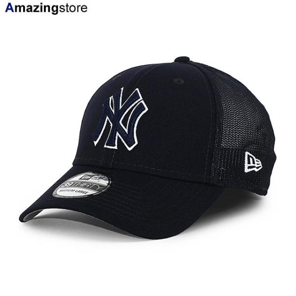ニューエラ キャップ 39THIRTY ニューヨーク ヤンキース  MLB BATTING PRACTICE TRUCKER BP FLEX FIT CAP NAVY  NEW ERA NEW YORK YANKEES