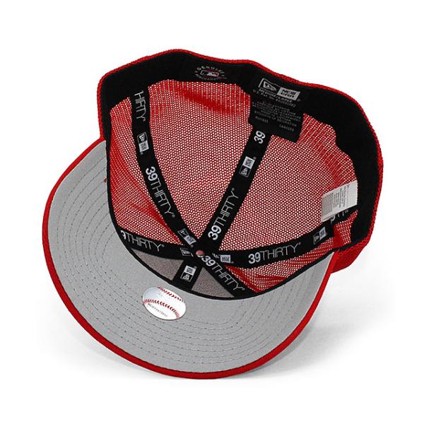 ニューエラ キャップ 39THIRTY セントルイス カージナルス MLB BATTING PRACTICE TRUCKER BP FLEX FIT CAP RED