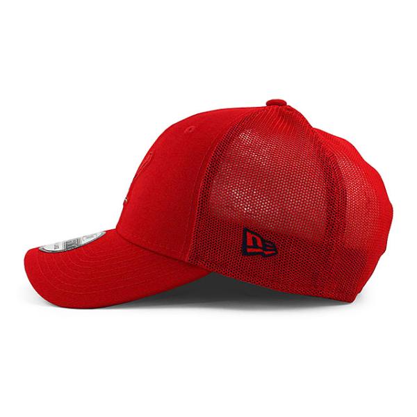 ニューエラ キャップ 39THIRTY セントルイス カージナルス MLB BATTING PRACTICE TRUCKER BP FLEX FIT CAP RED