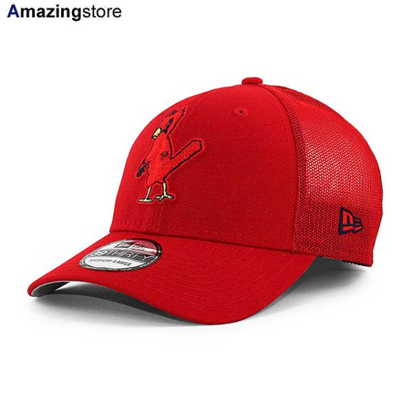ニューエラ キャップ 39THIRTY セントルイス カージナルス MLB BATTING PRACTICE TRUCKER BP FLEX FIT CAP RED