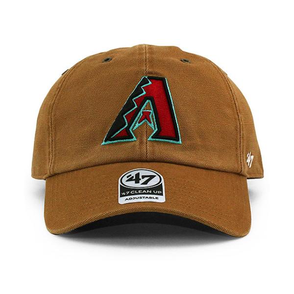 47ブランド カーハート アリゾナ ダイヤモンドバックス  CARHARTT MLB CLEAN UP CAP BROWN  47BRAND ARIZONA DIAMONDBACKS