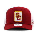 ナイキ メッシュキャップ USC トロージャンズ NCAA CLASSIC 99 ALTERNATE LOGO TRUCKER MESH CAP C99 CARDINAL WHITE NIKE USC TROJANS
