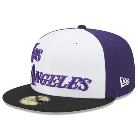 ニューエラ キャップ 59FIFTY ロサンゼルス レイカーズ 2022-23 NBA CITY EDITION FITTED CAP WHITE-BLACK-PURPLE NEW ERA LOS ANGELES LAKERS