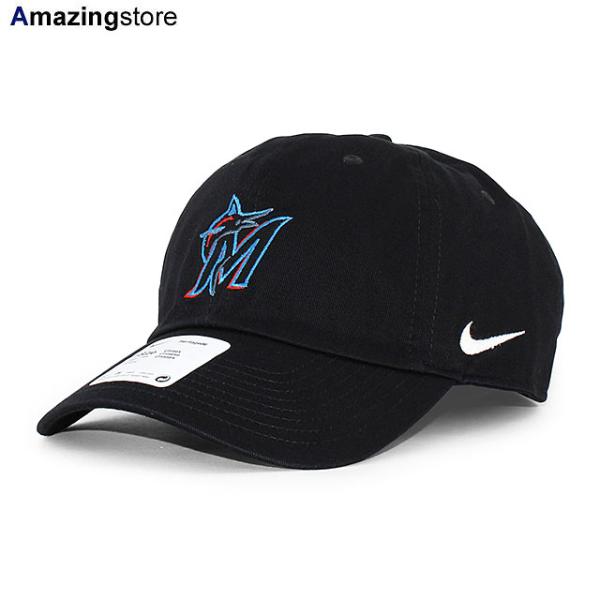 ナイキ キャップ マイアミ マーリンズ MLB HERITAGE 86 LOGO STRAPBACK CAP H86 BLACK NIKE MIAMI MARLINS