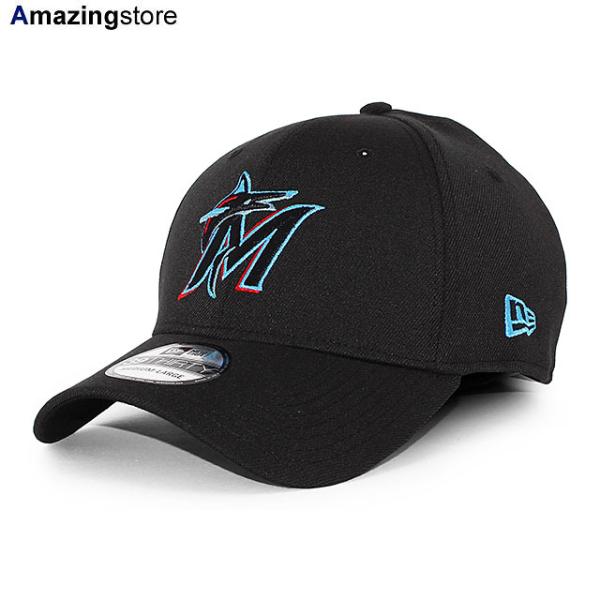 ニューエラ キャップ 39THIRTY マイアミ マーリンズ MLB TEAM CLASSIC FLEX FIT CAP BLACK
